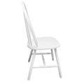 thumbnail image 3 of vidaXL Dining Chairs 4 pcs White Solid Rubber Wood, 3 of 4