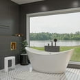 thumbnail image 6 of ALFI brand ABST66 White Matte Solid Surface Resin Bathroom / Shower Stool, 6 of 12