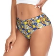 thumbnail image 2 of Fotbe Sicilian Style Calzones Estampados para Mujer – Ropa Interior de Algodón, Cómoda, Suave y Elástica-Small, 2 of 6