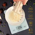 thumbnail image 3 of Digital kitchen scale, digital scale, digital kitchen scale, electronic kitchen scale with glass, 3 of 6