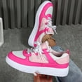 thumbnail image 4 of Comfortable Unisex Sneakers, White and Pink Lightweight Design, Perfect for Walking, Commuting, and Everyday Use - 2026 Release, 4 of 8