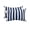Navy Blue, variant on Pack of 4 Outdoor Lumbar Pillow Covers 11x16 Inch, Navy Blue Striped Waterproof Throw Pillow Covers Set, Modern Farmhouse Blue White Stripes Decorative Cushion Cases for Patio Porch Car