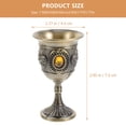 thumbnail image 2 of WEUVEB Vaso Retro Dorado Para Bebidas Uso Doméstico Con Textura Y Único, 2 of 6