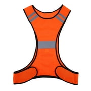 High Visibility Reflective Vest Safety Vest Night Running Security Clothing Adjustable Waist,Perfect Gear for Running, Jogging, Cycling, Dog Walking, Working or Safety Kit in your Car