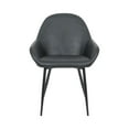 thumbnail image 2 of Plata Import Burson Arm Chair in Black for Dining Area, 2 of 4