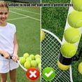 thumbnail image 5 of 3 Pcs Tennis Ball Pick up Tube with Shoulder Strap Retriever and Lightweight Ball Collector Tube for Tennis Balls Picker, Grabber, and Carrier (20 Tennis Balls), 5 of 7