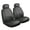Black, variant on Custom Accessories Car Seat Covers Midnight Plush 2-Piece Black