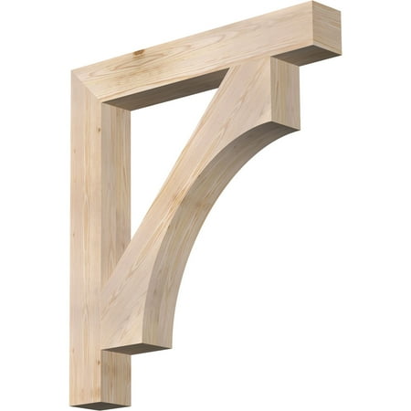 

Ekena Millwork 5 1/2 W x 40 D x 44 H Westlake Block Smooth Bracket Douglas Fir