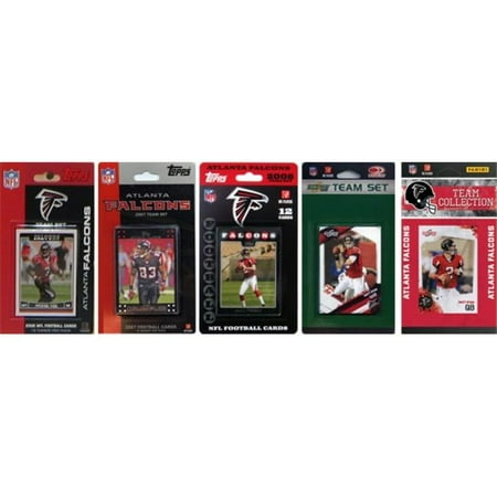 - C & I Collectables FALCONS5TS NFL Atlanta Falcons 5 Different Licensed Trading Card Team Sets