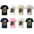 thumbnail image 4 of Veylor Haus Skeleton Hugging Cat Graphic, Unisex Classic Fit Cotton Tee, 4 of 9