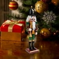 thumbnail image 2 of Cascanueces de escritorio de Navidad, adorno de Cascanueces de madera, Cascanueces de mesa de Navidad, 2 of 7