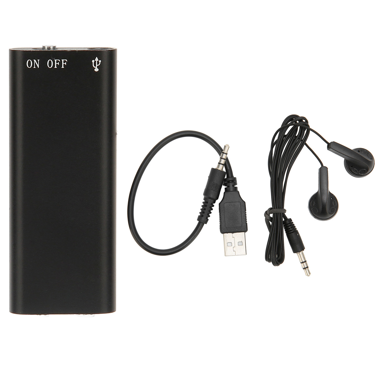 Enregistreur Vocal Numérique Rechargeable 8Go - Activation Par La Voix, Portable, Multifonction