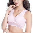 thumbnail image 5 of Seamless Women's Bra Womens Nursing Maternity Bra Front Wraps Breathable Wire Sleep Nursing Bra Breastfeeding Tank Maternity Bras, Women's Bra XXXXL, 5 of 5