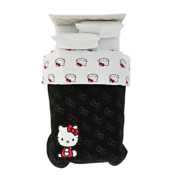 Edredón Franco Collectibles Hello Kitty, tamaño doble