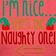 thumbnail image 3 of CafePress - Im Nice She's Naughty Elf Ha T Shirt - Womens Tri-blend T-Shirt, 3 of 4