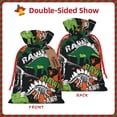 thumbnail image 2 of Honeii Dinosaur Skeleton Print Small Burlap Bags,Christmas Drawstring Treat Bags Gift Bags Reusable Candy Goodie Wrapping Bags for Holiday Party Favors Supplies -Medium, 2 of 9