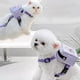 thumbnail image 5 of Mochila con dibujos animados para perro, ajustable, con correa para cachorro (morado), 5 of 6
