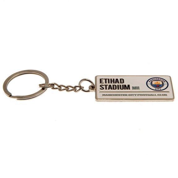 Manchester City FC Street Sign Key Chain