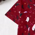 thumbnail image 6 of Elegyee Toddler Girls 2 Piece Halloween Pajama Sets Button Down Shirt Shorts, Size 3-4, 6 of 8