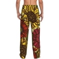 thumbnail image 3 of Disketp Sunflower Men'S Pajama Pants - Ultra Soft Fleece Sleep And Lounge Pants (Size: S-Xxl), 3 of 9