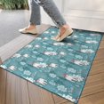 thumbnail image 4 of Blue Christmas Polar Bear Pattern Door Rugs,Washable Non Slip Door Mats Indoor,Decorative Door Mats,Entry Mat Indoor for Entrance,Bedroom,Kitchen,Bathroom,17"x30", 4 of 6