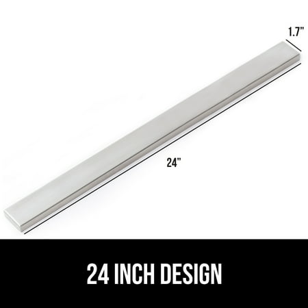 GORILLA GRIP Magnetic Knife Holder, 304 Stainless Steel Wall Mounted Magnet Strip for Knives, 24 Inch