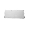 thumbnail image 4 of The Hamptons Collection 85” White Fabric Slipcover for T-Cushion Sectional Sofa with Chaise, 4 of 4