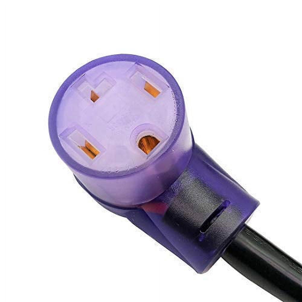 Parkworld 886061 Dryer 4 Prong 30A Extension Cord NEMA 14-30P to 14-30R, 30A, 250V, 7500W (15FT)