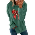 thumbnail image 6 of Makaor Women's Sweatshirt Tops Christmas Plus Size Crew Neck Tops Graphic Long Sleeve Pullover Tees Fleece Cute Fall Winter Clothes, 6 of 6