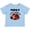 AE-Light Blue, variant on Papa's Little Ladybug Boys or Girls Baby T-Shirt