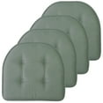 thumbnail image 2 of U-Shaped Memory Foam No Slip Back 17 x 16 Chair Pad 4 Pack Scuba, 2 of 7