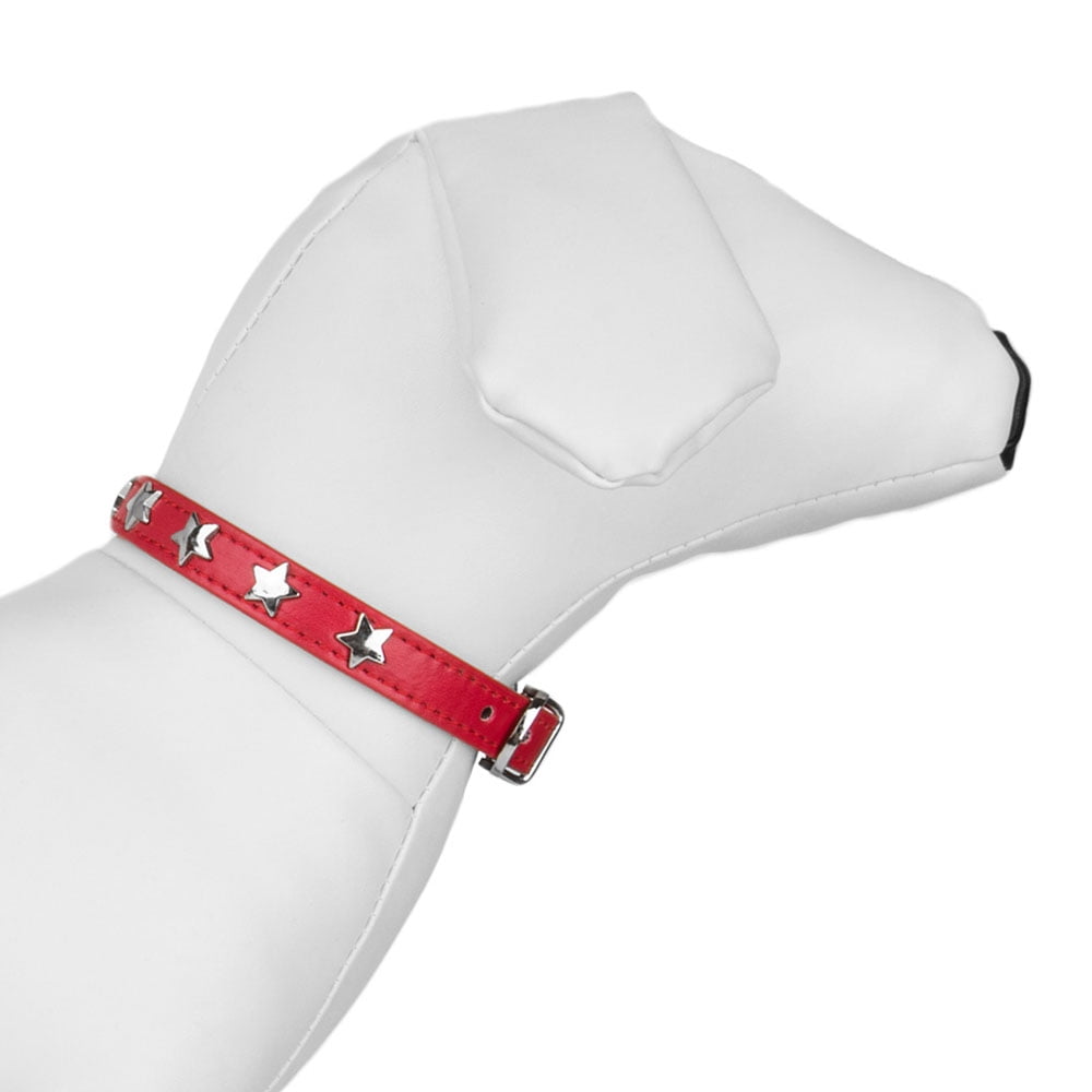 CUECUEPET Adjustable Dog Collar with Embellished Star Bling Charms [Multiple Sizes]
