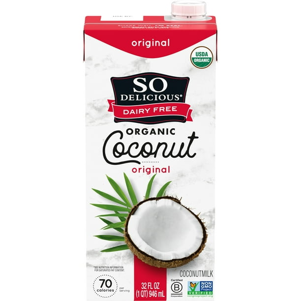 So Delicious Organic Original Coconut Milk, NonDairy