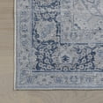 thumbnail image 4 of Bayberry Spill Proof Vintage Machine Washable Area Rug, 8' x 10', Bayberry Light Blue, 4 of 9
