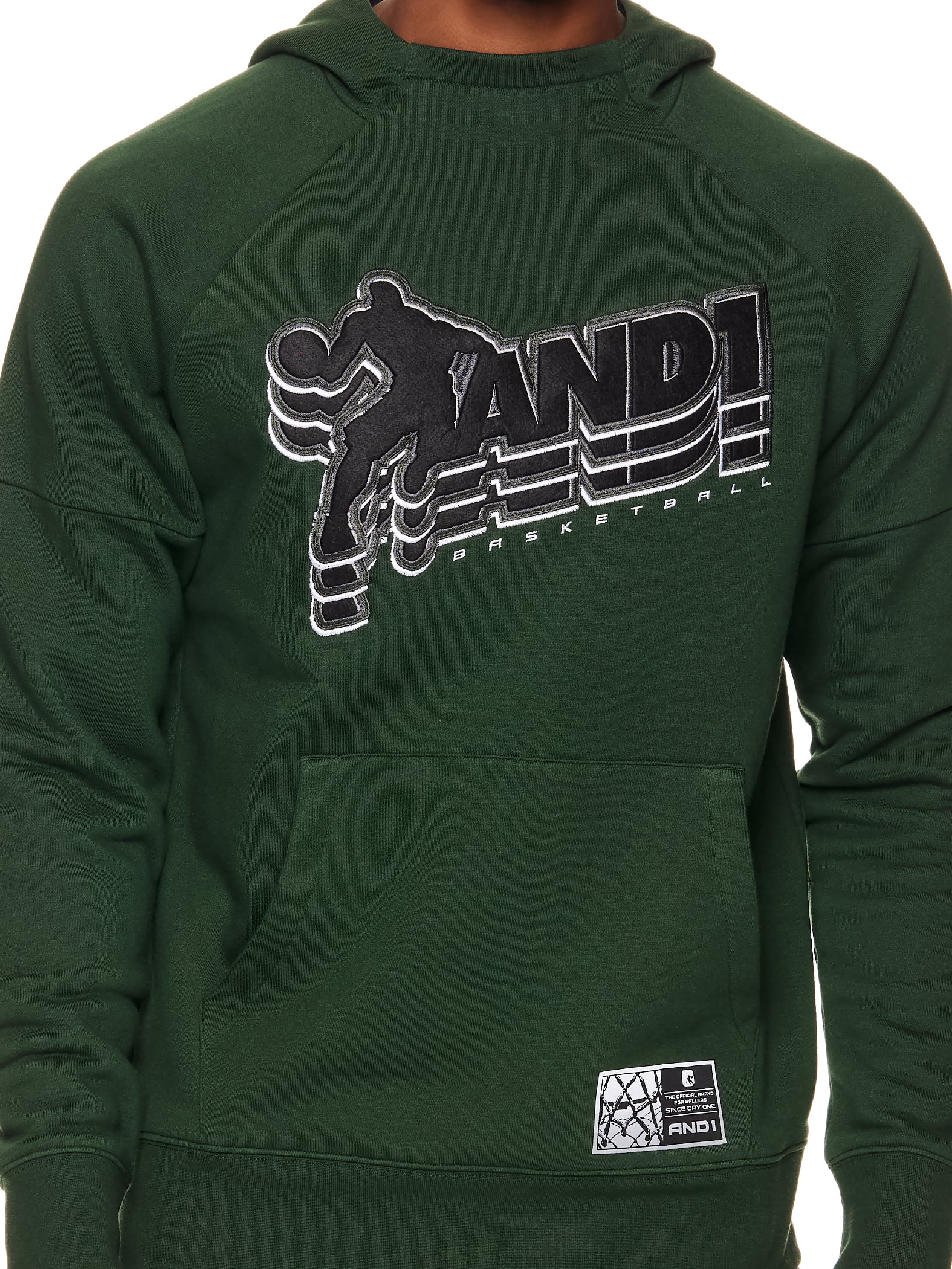 And1 Men's and Big Men's Baseline Hoodie, up to Sizes 5XL