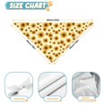 thumbnail image 6 of Dog Bandana 1 Pack,Beige Sunflower Pattern Bandanas for Dogs,Cat Bandana,Small/ Large Dog Bandana 2 Size,Dog Bandanas, 6 of 6