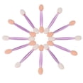 thumbnail image 4 of 100PCS Disposable Dual Sides Eye Shadow Sponge Applicator Eyeshadow Brushes Makeup Brush (Purple), 4 of 7