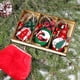 thumbnail image 5 of Decoración Navideña Suministros Navideños Accesorios Pintados Lindo Anciano Sin Rostro Pequeño Colgante Adorno Navideño Colgante de Madera, 5 of 5