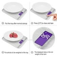 thumbnail image 4 of Food Kitchen Scale, Digital Grams and Ounces for Weight Loss, Baking, Cooking, LCD Display, Stainless Steel, 4 of 5