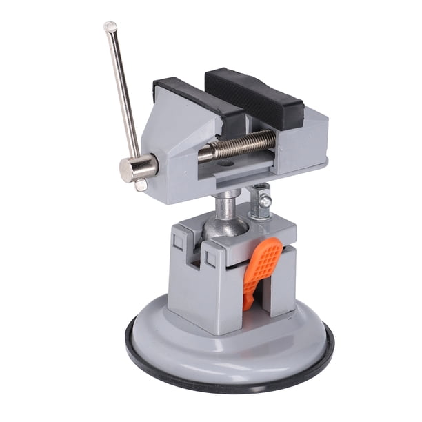 Tornillo De Banco Giratorio De 360 grados, Tornillos De Banco Universales Aluminio Fundido A Presión Multifuncional Con Base De Ventosa Para Reparación Electrónica