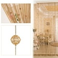 thumbnail image 2 of ANMINY Crystal Beads Door Curtain Room Divider Curtains String Tassel Room Decor for Window Door Wall Screen, Champagne, 2 of 7