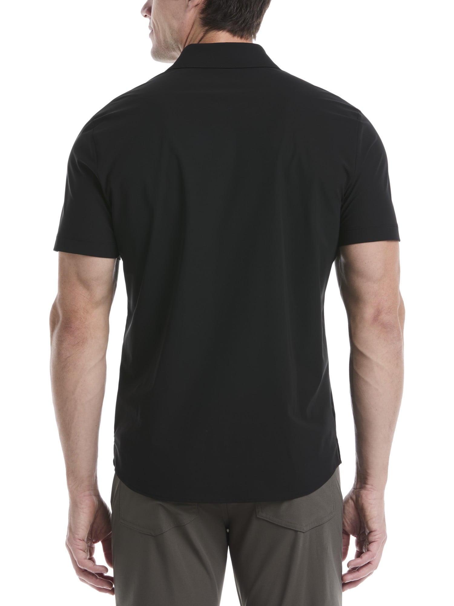 Ben Hogan Men's and Big Men's Performance Short Sleeve Button-Down Golf Shirt, Size S-5XL