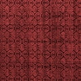 thumbnail image 1 of Ahgly Company Indoor Square Oriental Red Modern Area Rugs, 5' Square, 1 of 4