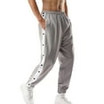 thumbnail image 1 of Pantalones deportivos de entrenamiento de baloncesto con botones de talle medio para hombre, 1 of 5