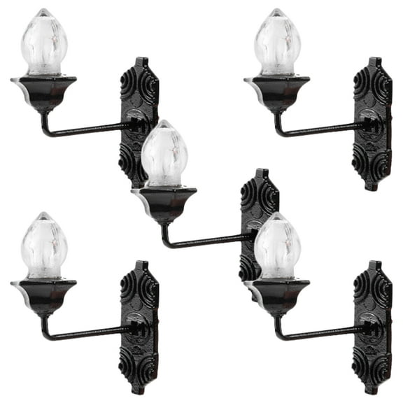 ETHZZLE 5pcs Mini Wall Lamp Mini Wall Lamps ABS Tiny Decorative Lighting