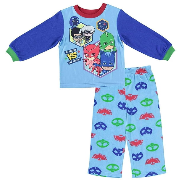 toevoegen aan medeklinker mannelijk Entertainment One Boys PJ Masks Pajamas - 2-Piece Long Sleeve Pajama Set  (Light Blue, 2T) - Walmart.com
