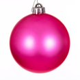 thumbnail image 1 of Adorno Vickerman Bola Mate Fucsia Intenso 10 Unidades Irrompibles, 1 of 1