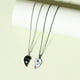 thumbnail image 4 of Colgante luna y sol, sol y luna, se pueden unir para formar una I, collar de pareja con bordado, 4 of 8