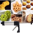 thumbnail image 3 of Kit de Prensa para Galletas, Pistola para Galletas para Hacer Galletas y Decoración con 8 Discos de Acero Inoxidable y 8 Boquillas para Uso en la Cocina, 3 of 4