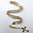 thumbnail image 6 of QDhaobang Fashion Jewelry 14k Yellow Gold Rosary Necklace, Virgin Cross Of Jesus Pendant Necklaces , Heavy Golden Hip hop Men Jewelry, 6 of 6